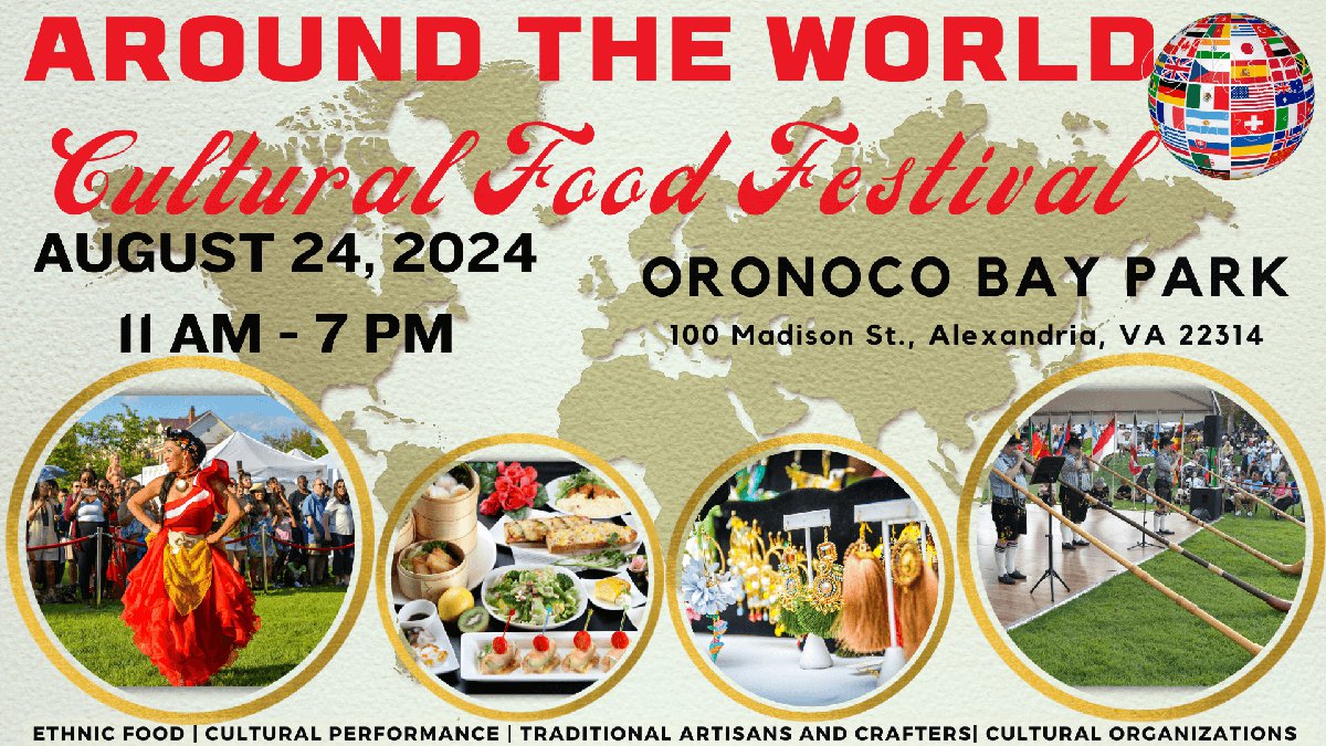 2024 Around The World Cultural Food Festival Alexandria Living Magazine